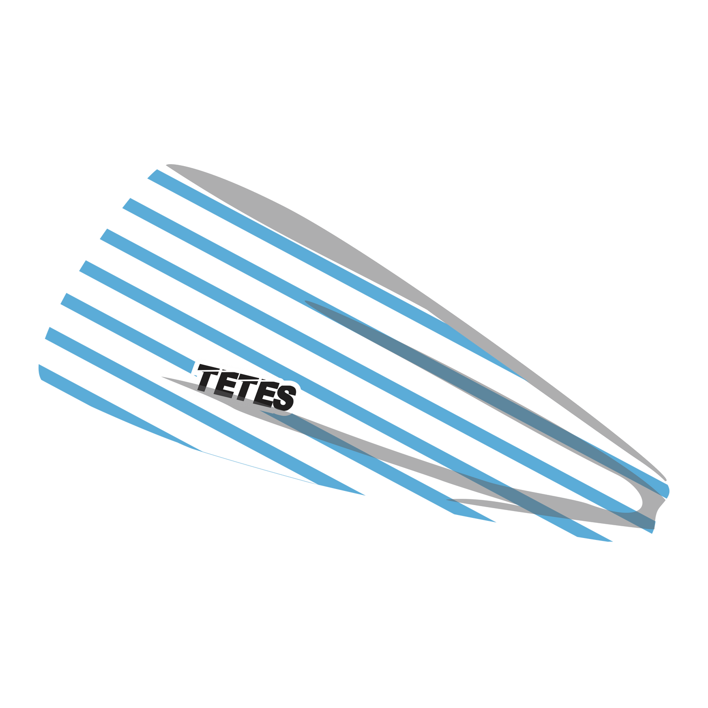 Balaca Blue Stripes - Tetes. Balaca deportiva para el control del sudor (5903674933404)