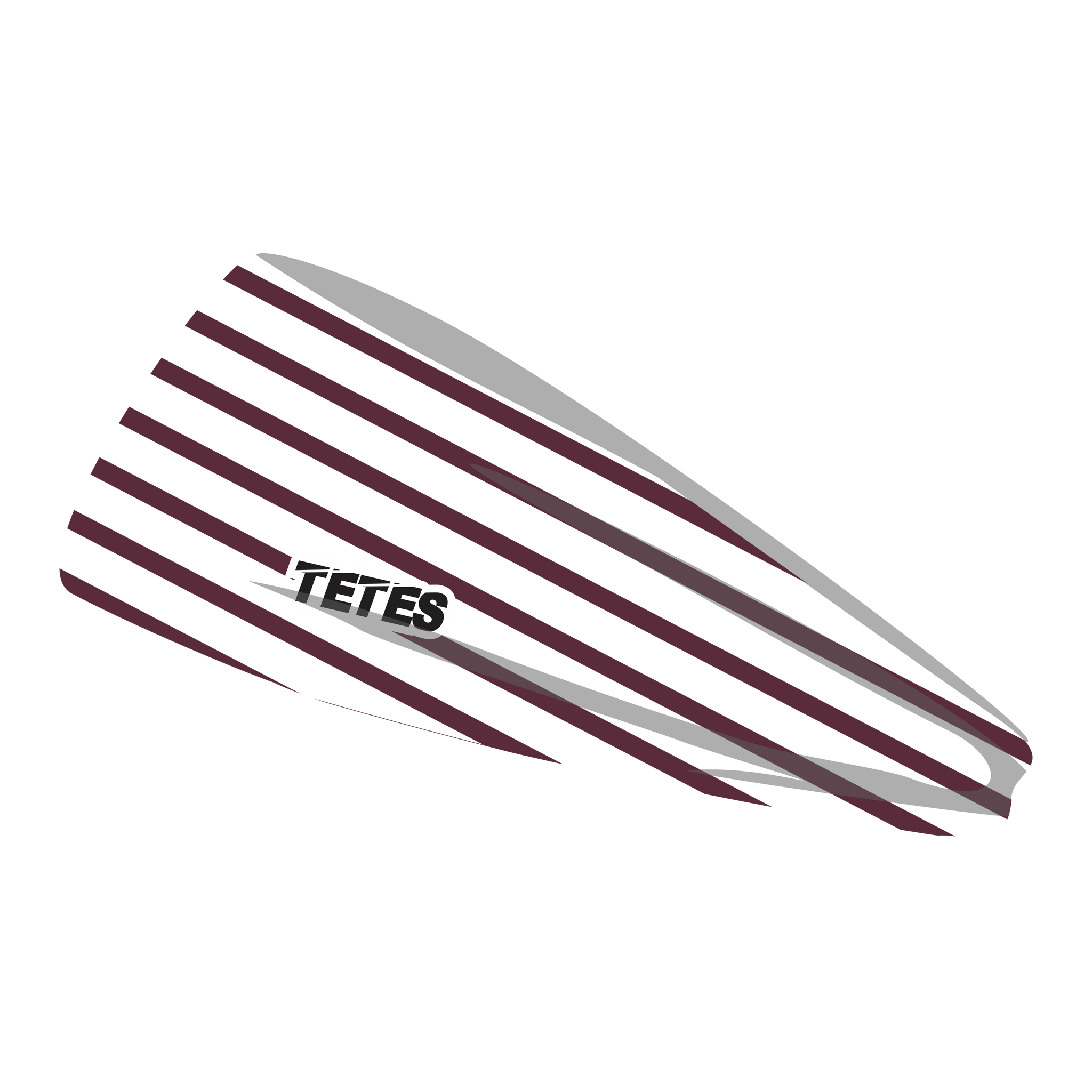 Balaca Pink Stripes - Tetes. Balaca deportiva para el control del sudor (5903664939164)